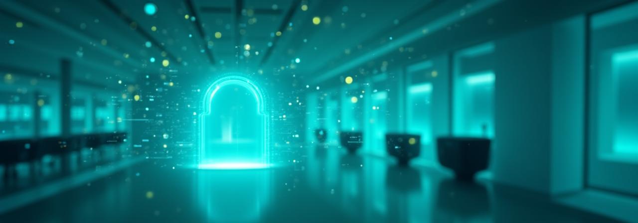 Abstracte beveiliging en privacy concept